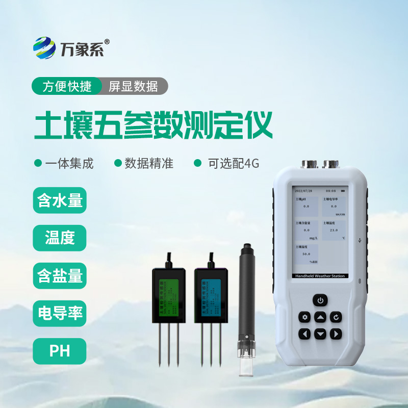 ??土壤溫度水分鹽分PH檢測儀：給土壤做全項體檢的智能工具